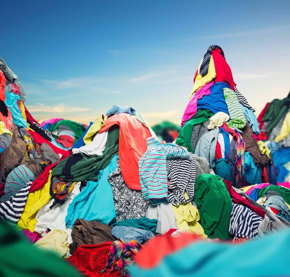 73% of clothing are landfilled or incinerated. Doubling garment production since 2000, wear time is halved.